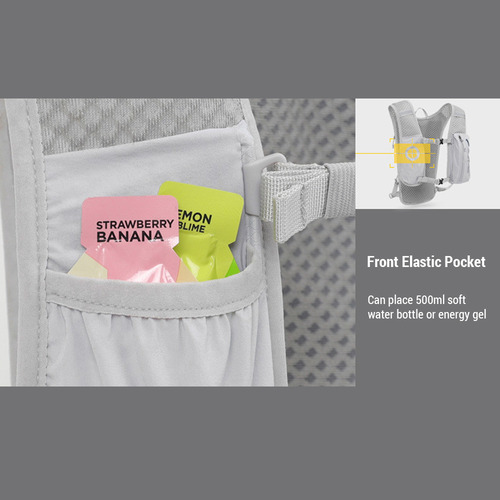 Mochila Con Chaleco Impermeable Transpirable Para Correr De
