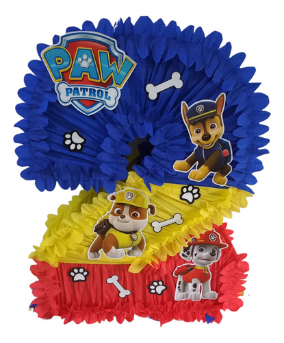 Piñata Personalizada Paw Patrol De 70 Cmts Número 