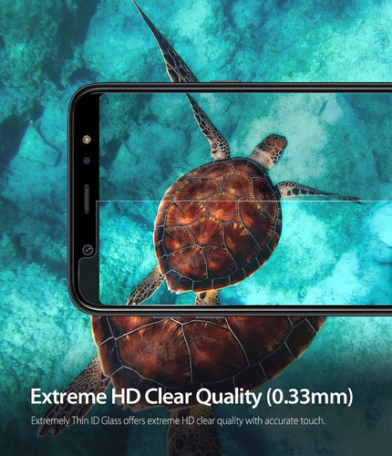 Imagen 9 de 10 de Vidrio Templado A6 A8 A8 Plus 2018 Ringke Pack X3 Unidades