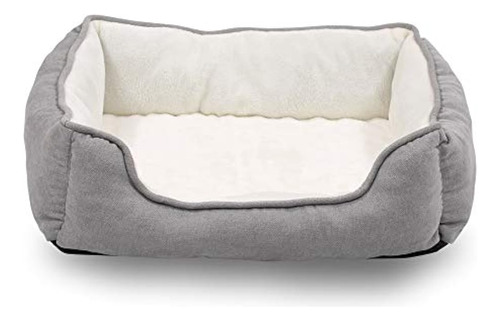 Happycare Textiles Orthopaedic Rectangular Bolster Pet Bed, 