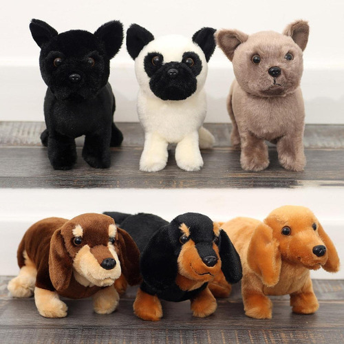 Pbf Peluche De Perro De Dibujos Animados De 20 Cm, Color