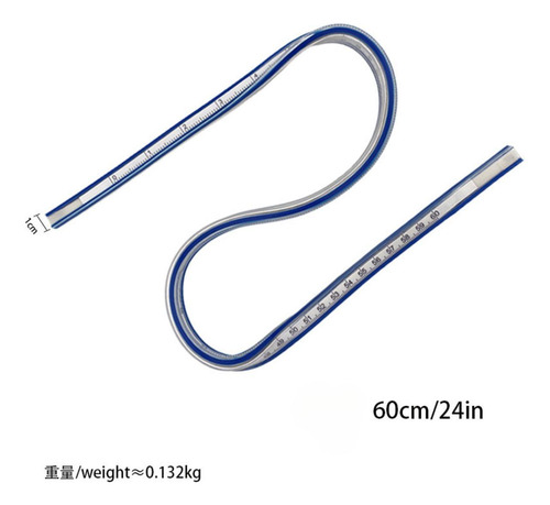 2 Regla Curva Flexible Regla Curva Flexible Para Gráficos