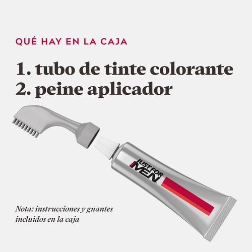 Kit Tinte Just For Men Ultra tono u-45 castaño oscuro x 35g