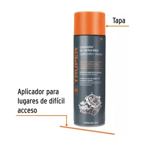 Limpiador De Carburador Truper 470ml Caja X12