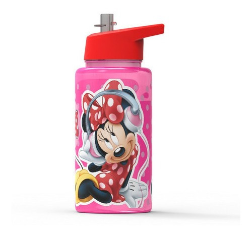 Botella Deportiva Plástico Minnie - Strow Top - 500 Ml