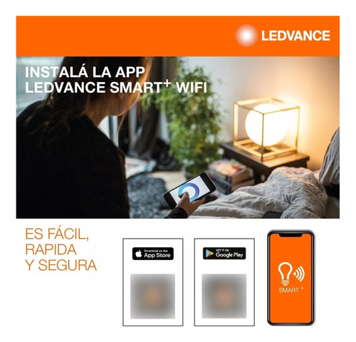 Pack Focos Filamentos Edison + Globe E27 Wifi Rgb Ledvance