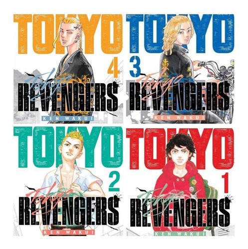 Combo Manga Tokyo Revengers - Ivrea - 4 Tomos