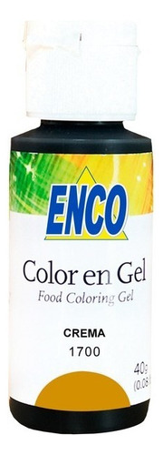 Color Gel Crema Comestible Repostería Enco 1700