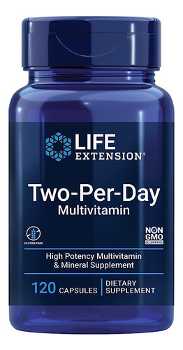 Two Per Day Vitaminas Para Mujer Life Extension 120caps Sabor Sin Sabor