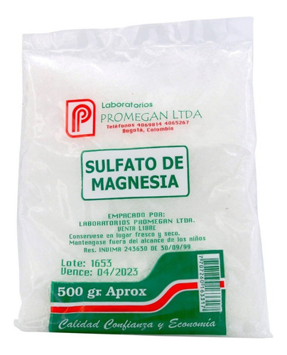 Spa Salts Epsom Sulfato De Magnesio - g a $18