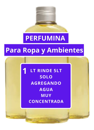 Perfumina Textil Concentrada Flores Sandalo Dulce 5 L