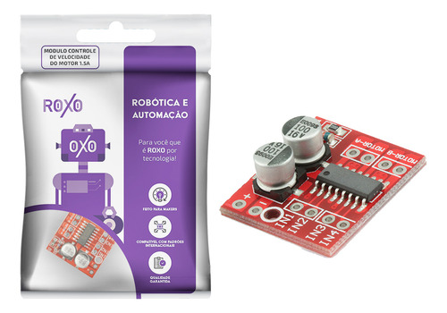 Módulo Controle De Velocidade Do Motor 1.5a - Roxo
