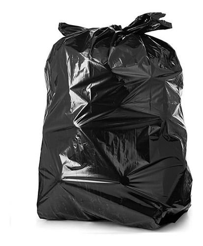 Imagem 2 de 4 de Saco De Lixo 100 Litros Preto Leve 1000un