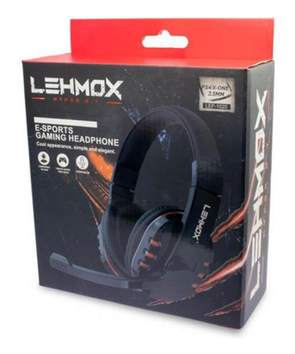 Conector P3 Lehmox para auriculares Gamer, 3,5 mm, color negro