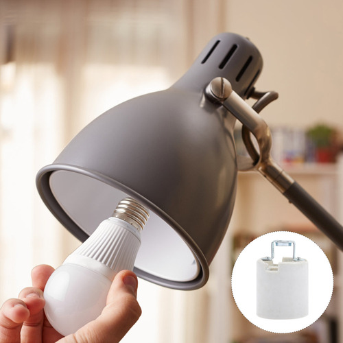 Suporte De Lâmpada De Cerâmica E27 Bulb, Teto, 4 Unidades