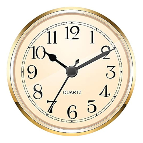 Hicarer Reloj De Cuarzo De 3-1/2 Pulgadas (90 Mm) Montaje/in