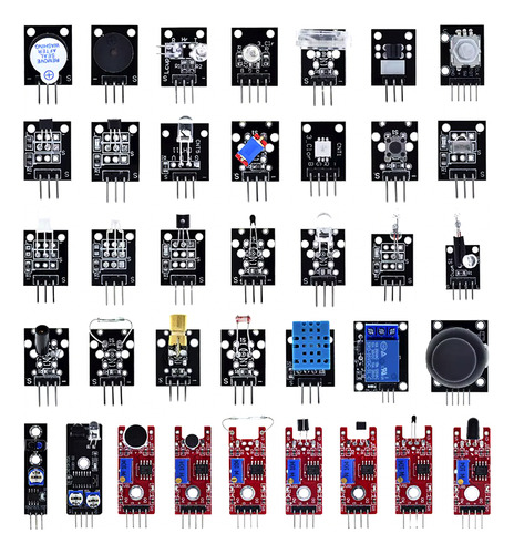 Kit De 37 Sensores Compatible Arduino, Pic, Avr, Raspberry.