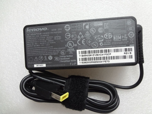 Cargador Portatil Lenovo 20v 3.25a Z40 Z50 G400 G500 G50 G70