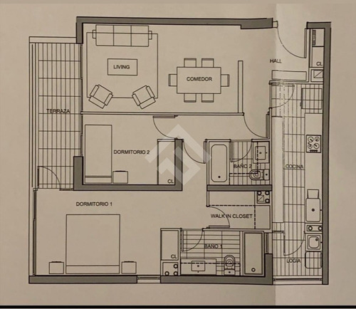 Departamento En Venta De 2d-2b-e-b En Ñuñoa