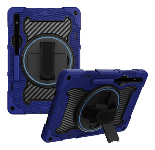 Funda Para Samsung Tab A 10.1  Armor Defender 360 Azul