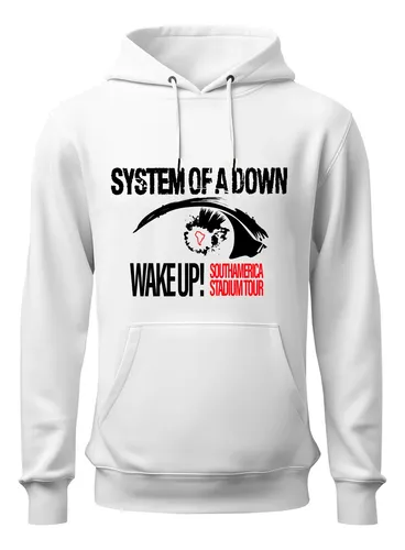 Buzo System Of A Down Saco Unisex Gira Wake Up! + Gorra