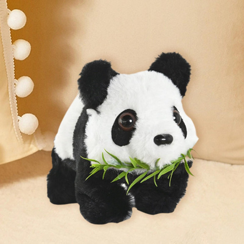 Juguete De Panda De Felpa, Efectos De Sonido Caminando Suave