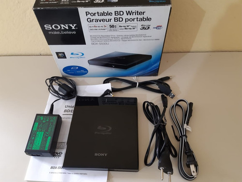 Gravador Externo De Blu-ray Sony Bdx-s500u