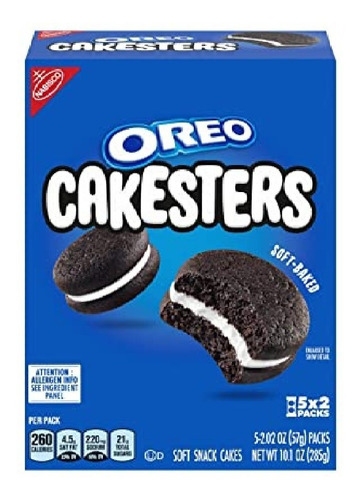 Galletas Oreo Cakesters 285 Gr Importado