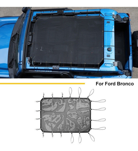 Sun Shade Mesh Bikini Top 21+ Ford Bronco 2door