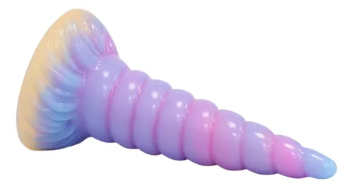 Consolador Pene Dildo Tentaculo Unicornio Alien Fluorescente