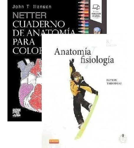 Pack Netter Cuaderno Anatomia Para Colorear 2ªed Revisada
