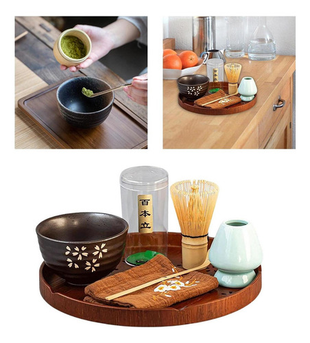Juego De Té Matcha Japonés Hecho A Mano, Taza De Té
