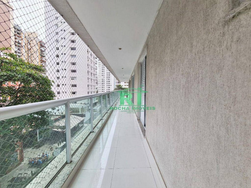 Imagem 3 de 25 de Apartamento Moderno, Varanda Gourmet, 3 Dormitórios, 3 Vagas, Área De Lazer, Pitangueiras, Guarujá/sp - Ap5568