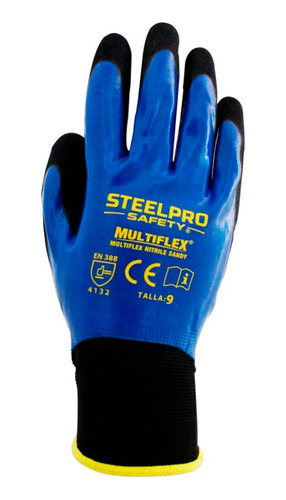 Guante Multiflex Nitrile Sandy | Steelpro