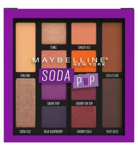 Paleta De Sombra Maquillaje Para Ojos Maybelline Soda Pop