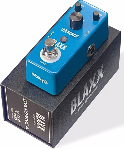 Pedal Overdrive Guitarra 2 Modos Mini Blaxx Stagg Bxdrivea