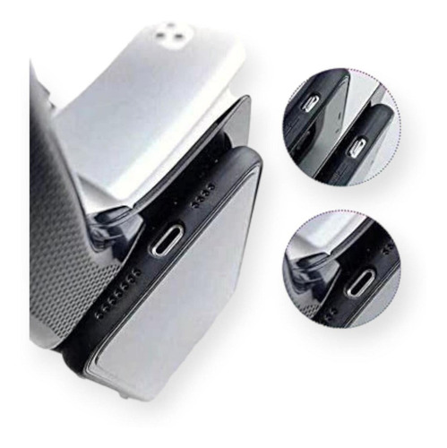 Imagen 9 de 10 de Funda Cuchillo De Goma Para iPhone + Mica Protectora Comida