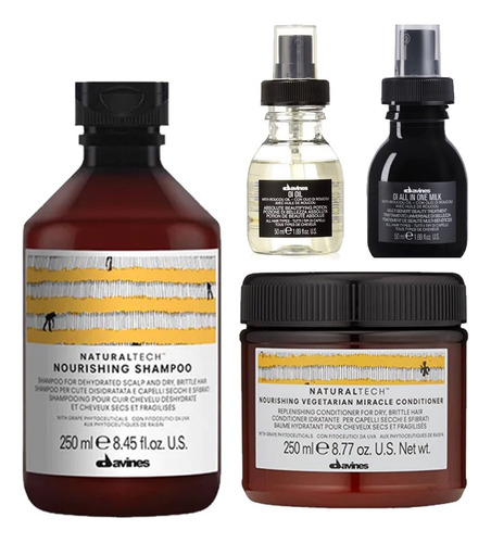 Davines Nourishing Kit Completo - Restauración, Hidrata