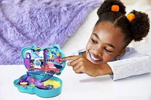 Boneca Sereia Polly Pocket Aquário Subaquático