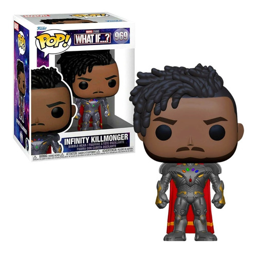 Funko Pop Marvel What If? Infinity Killmonger #969 Oscilante