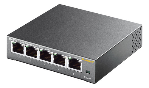 Switch Gigabit Easy Smart Tl-sg105e De Mesa Com 5 Portas Tp-link 100v/240v