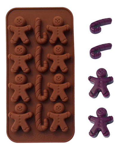 Molde De Chocolate De Hombre De Jengibre Molde De Pastel De