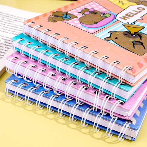Libro Para Colorear Kawaii Capibara Infantil Tapa Dura
