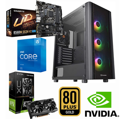 Torre Pc Gamer Rtx 3060 Core I5 11va 480gb Ssd 16gb Ram