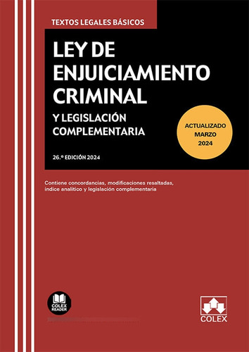 Ley Enjuiciamiento Criminal Y Legislacion Complementaria 26
