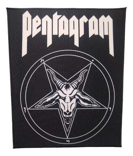 Espaldera Pentagram Relentless Doom Metal Maniametal 