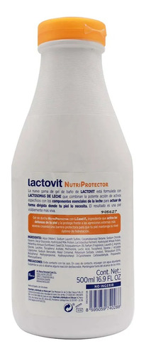 Lactovit Gel De Ducha Activit Para Piel Normal De 500ml