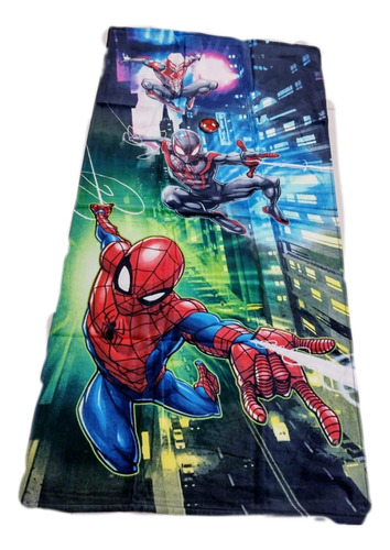 Toalla De Baño Spiderman Hombre Araña, Algodon 140 X 70 Cm