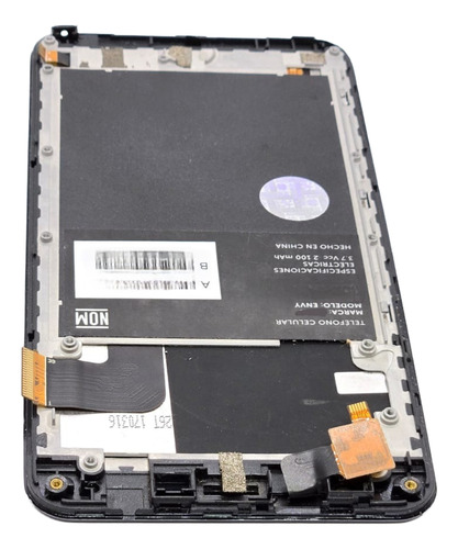 Pantalla Lcd Marco Touch Para Zuum Envy Sminva Negro
