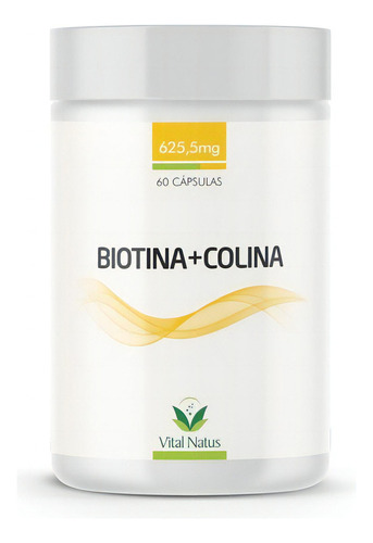 Biotina + Colina 625,5mg 60 Cápsulas Vital Natus